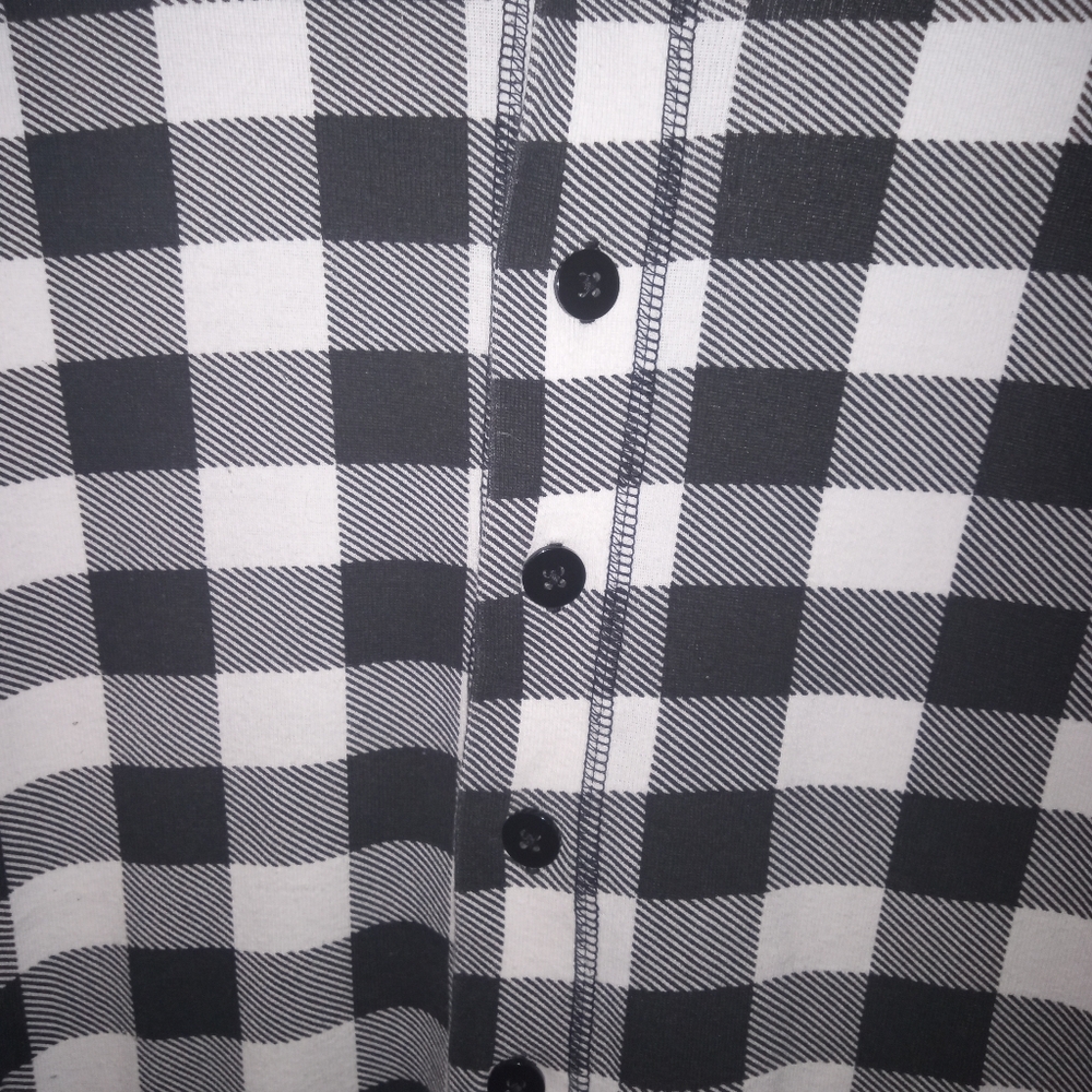 Silver Lilly Union Suit with Drop seat back Plaid Size Medium - Picture 7 of 10